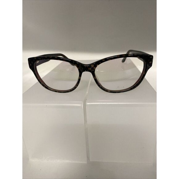 Biggu Eyeglass Frames NEW Frame Only Women Black Brown 3239 Cat Eye - Picture 1 of 13